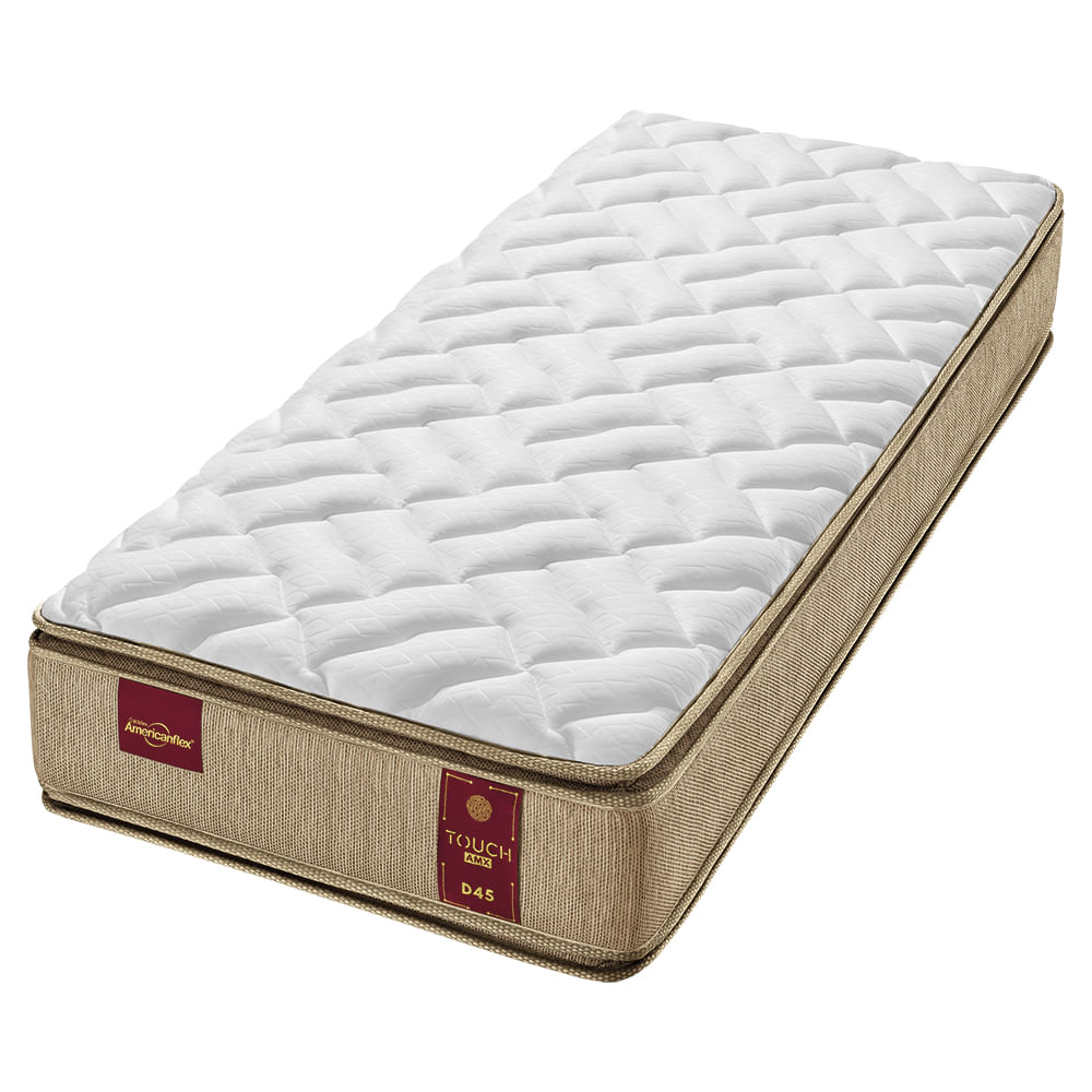 Colchão Solteiro Espuma D45 Americanflex Touch Amx 88x188x30cm -  Americanflex